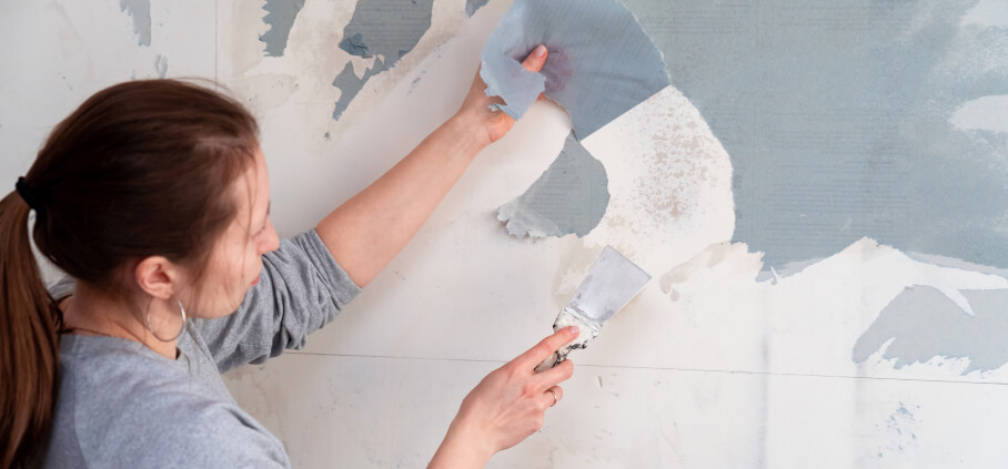 How To Remove Wallpaper Glue For Good Fantastic Cleaners Australia - How To Prep Wall Paint Over Wallpaper