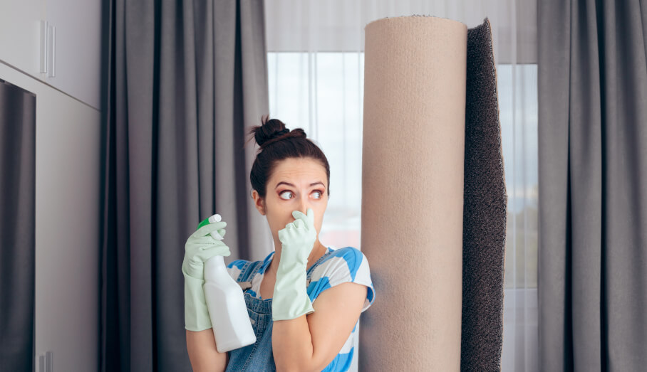 Best way to outlet remove odors from carpet