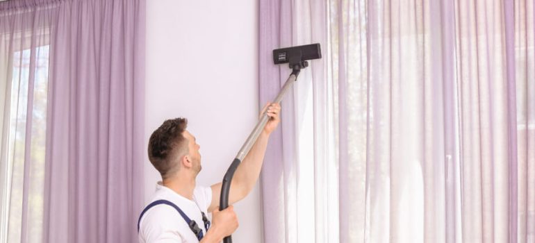 How to Clean Curtains Without Taking Them Down