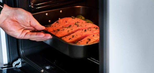 Cooking fish can leave some bad smells in the oven
