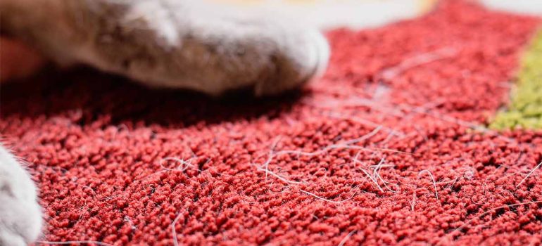 It can be challenging to remove pet hair from your carpet