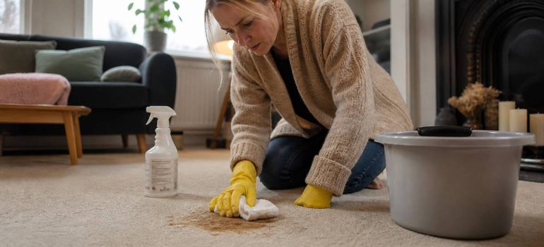 Cleaning Vomit from Carpets