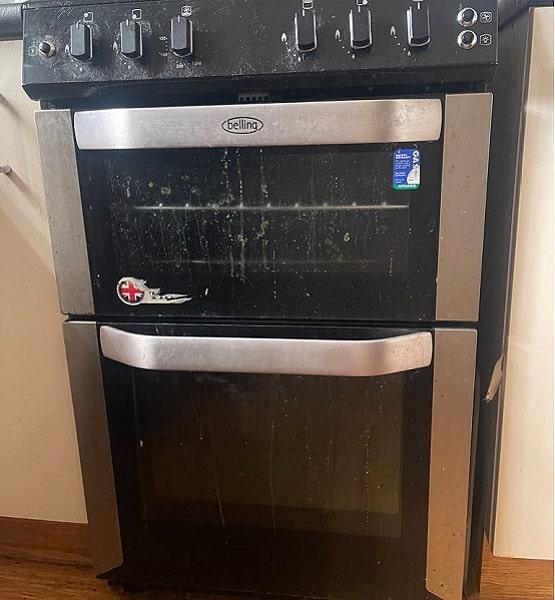 Oven cleaning services before