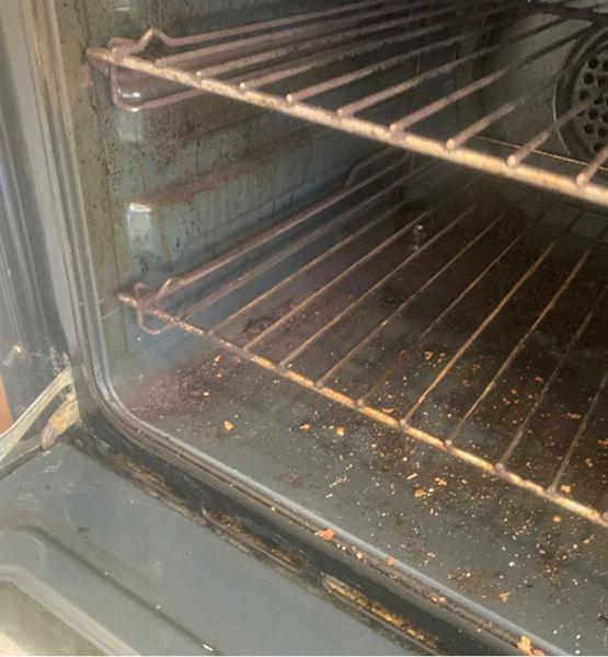 Professional oven cleaner Sydney before